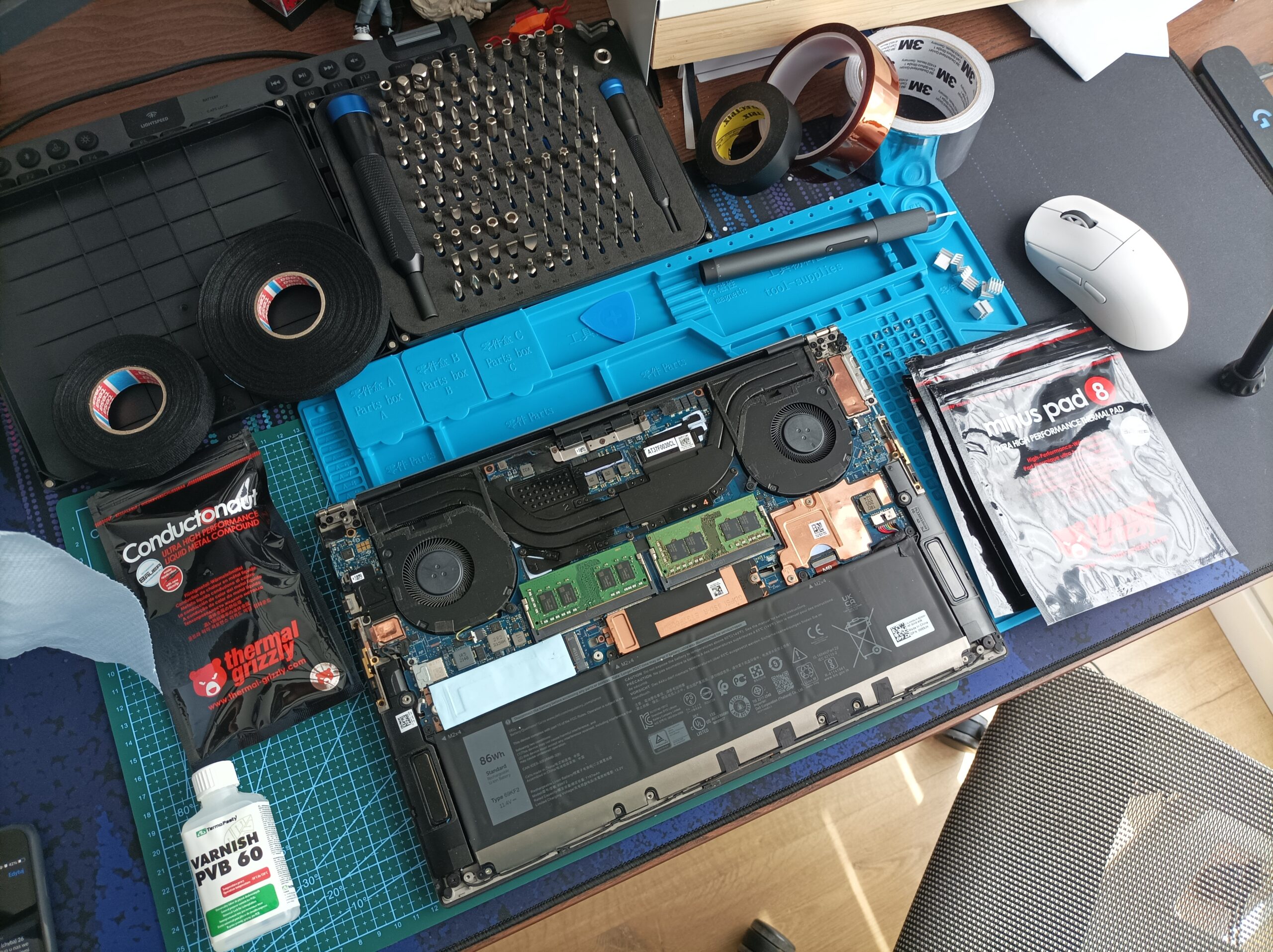 Treating my Dell XPS 15 9510 with liquid metal